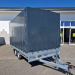 MEDAX – 2 3000 405x203x210cm Hochplane grau 12″ niedrig Fahrwerk 3000kg