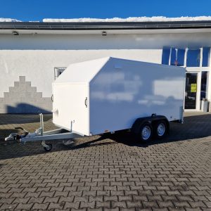 Kargo FS2740/180HTL 405x200x180cm GFK aero Zurrsystem LED Tieflader 100km/H (XL) 2700kg