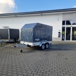 Aluliner Planen Anhänger GTT 2000 301x151x180cm Plane schräg (M) 2000kg April Aktion