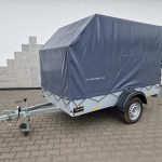 Aluliner Planen Anhänger GT 750 251x126x150cm +Hochplane aero grau (S) 750kg