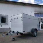 ALUBOXX Deckelanhänger GTB 1200 VT2 251x126x118cm Heckrampe (S) 1160kg Frühling Aktion