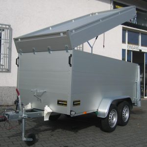 ALUBOXX Deckelanhänger GTT 1500 VT2 301x126x118cm Heckrampe (M) 1500kg order Aktion