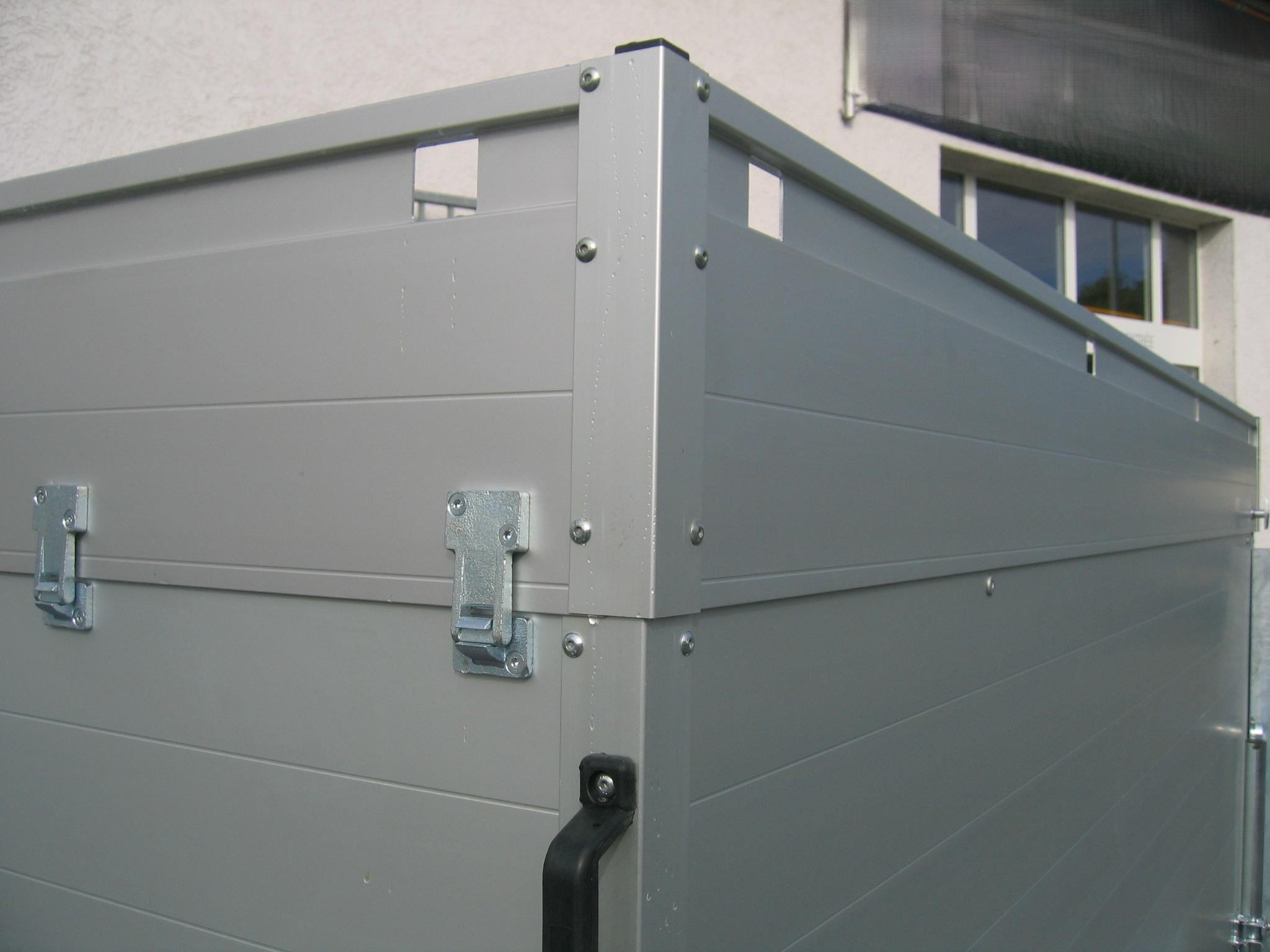 ALUBOXX Deckelanhänger GTT 1500 VT2 301x126x118cm Heckrampe (M) 1500kg order Aktion