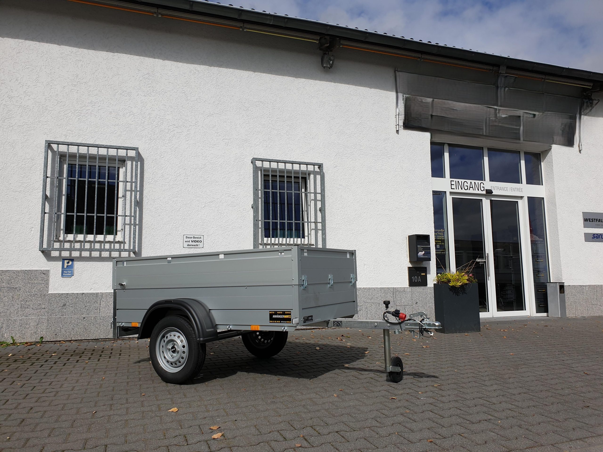 ALUBOXX Deckelanhänger GT 750 HT 201x101x48 cm (XS) 750kg