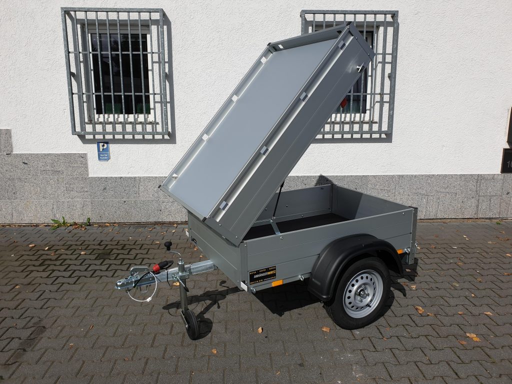 ALUBOXX Deckelanhänger GT 500 HT 151x101x48cm (XXS) 500kg Frühling Aktion direkt