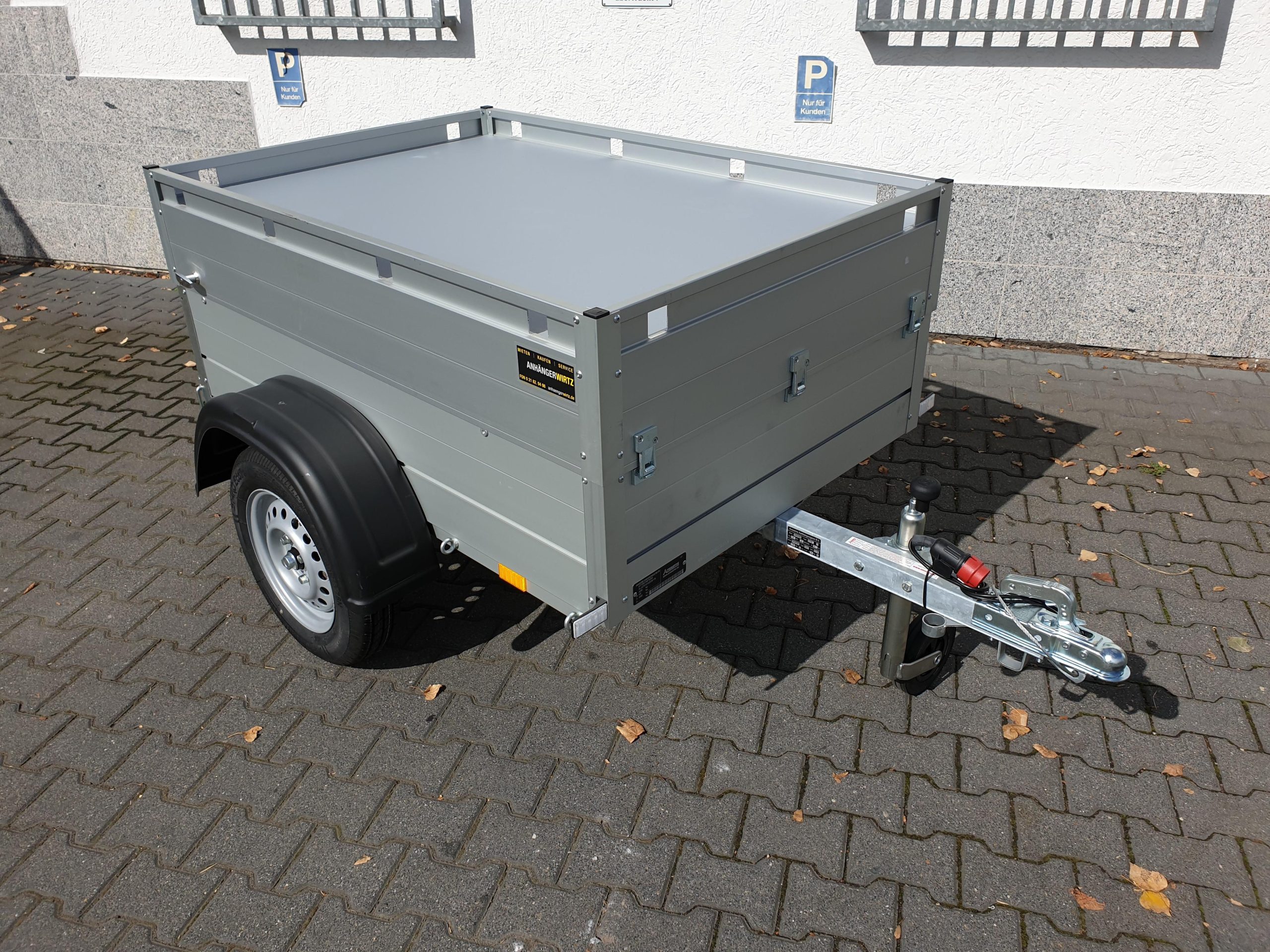 ALUBOXX Deckelanhänger GT 500 HT 151x101x48cm (XXS) 500kg Frühling Aktion direkt
