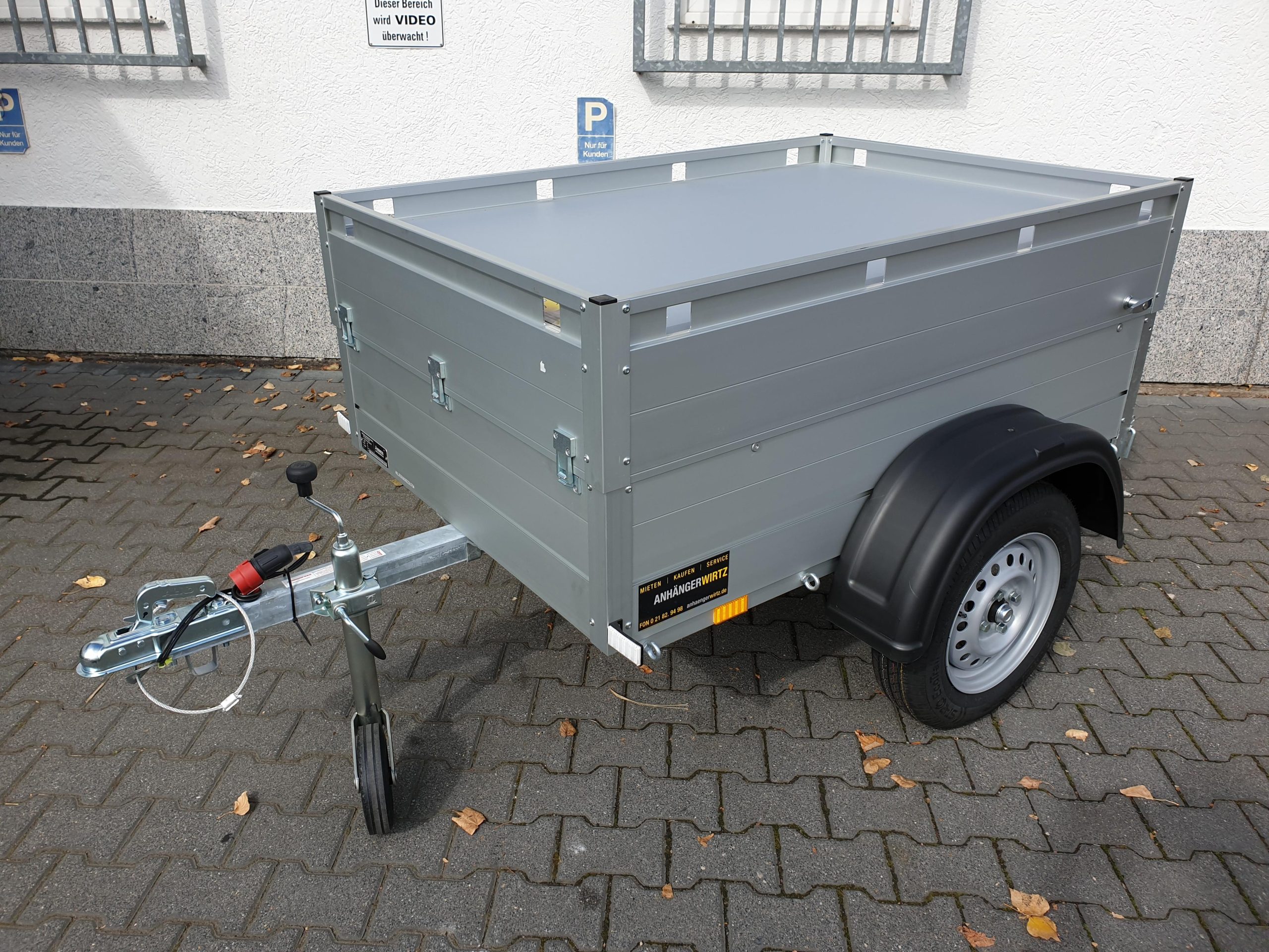 ALUBOXX Deckelanhänger GT 500 HT 151x101x48cm (XXS) 500kg Frühling Aktion direkt