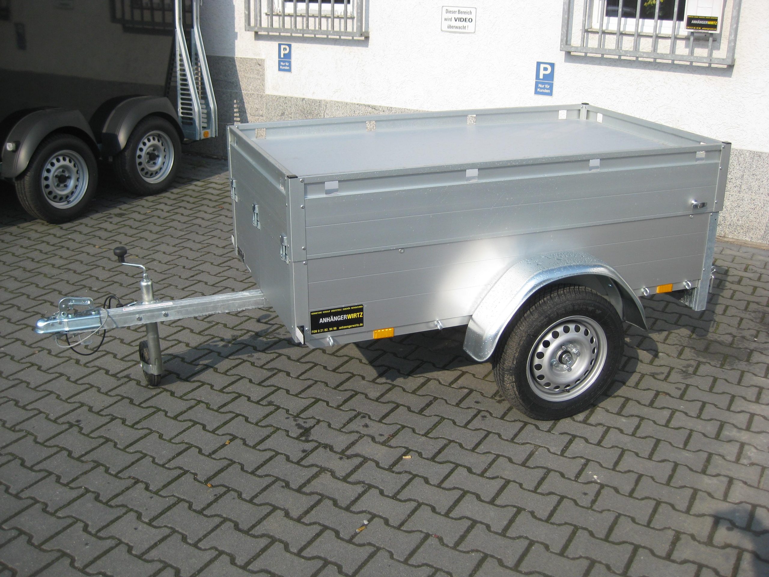 ALUBOXX Deckelanhänger GT 500 HT 181x101x48cm (XXS) 500kg