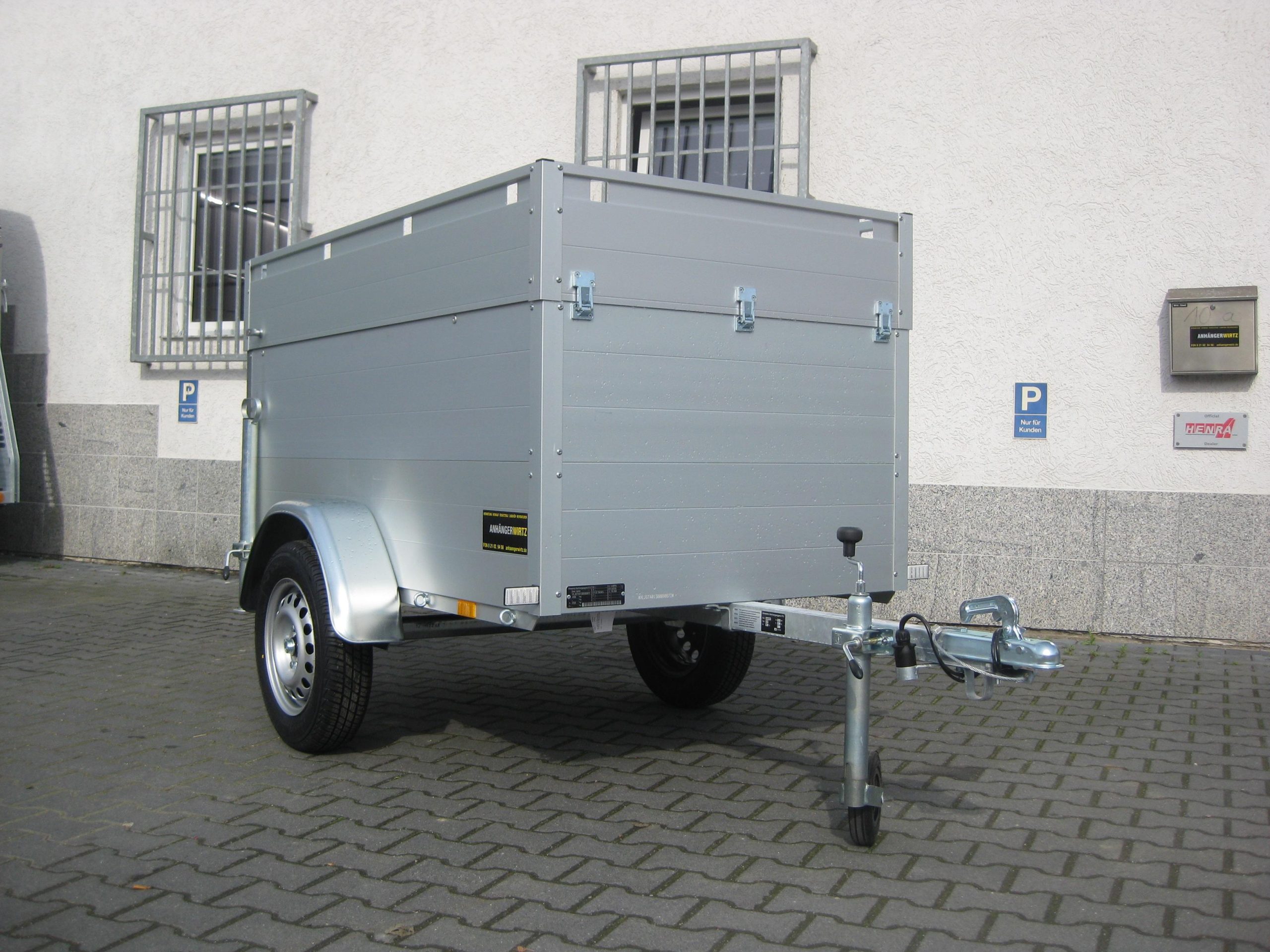 ALUBOXX Deckelanhänger GT 500 VT1 181x101x83cm (XXS) 500kg Best Deal Aktion