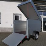 ALUBOXX Deckelanhänger GTB 750 VT2 211x126x118cm Heckrampe (XS) 750kg Top Seller Angebot