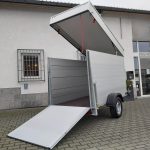 ALUBOXX Deckelanhänger GTB 1200 VT3 251x126x153cm Heckrampe (S) 1200kg Frühling Aktion