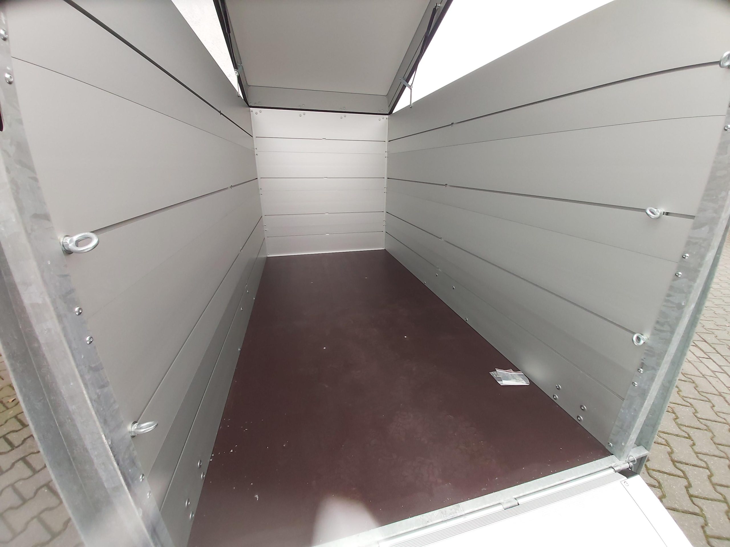 ALUBOXX Deckelanhänger GTB 1200 VT3 251x126x153cm Heckrampe (S) 1200kg Frühling Aktion