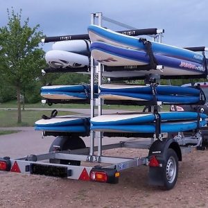Brenderup Boattrailer Bootsanhänger 8116 160750UB Kanu/Kayak SUP Board Gestell 750kg 306002 311947