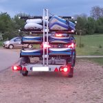 Brenderup Boattrailer Bootsanhänger 8116 160750UB Kanu/Kayak SUP Board Gestell 750kg 306002 311947