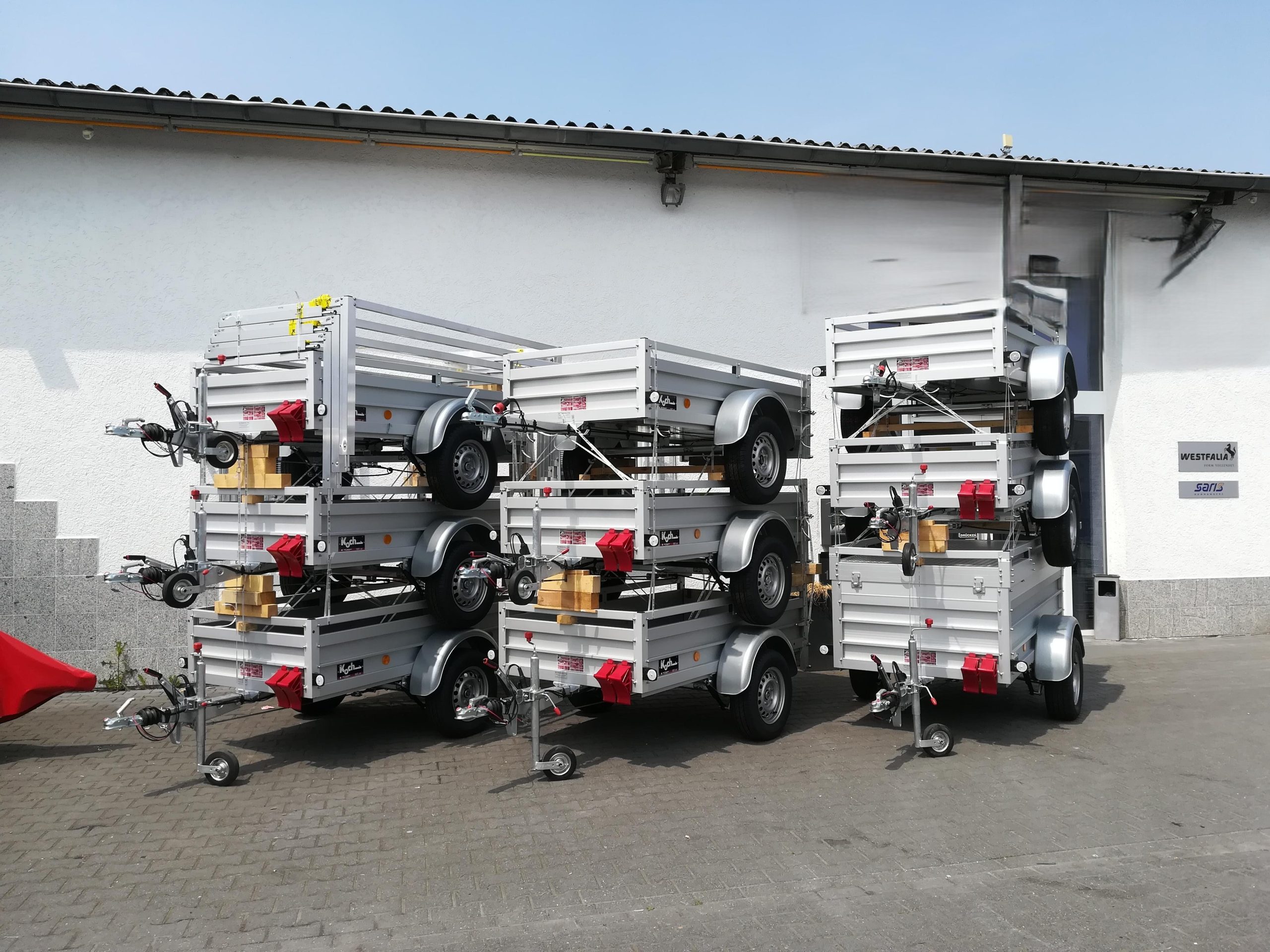 PKW Anhänger Koch Aluline U2 205x105x40cm (XS) 750kg 100 km/H order Aktion
