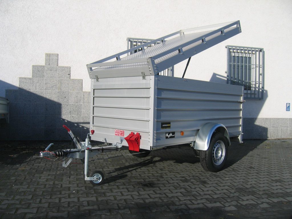 PKW Anhänger Koch Aluline 4.13 Deckel 250x125x95cm (S) 1300kg 100 km/H Aktion 2022