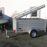 PKW Anhänger Koch Aluline 4.13 Deckel 250x125x95cm (S) 1300kg 100 km/H Aktion 2022