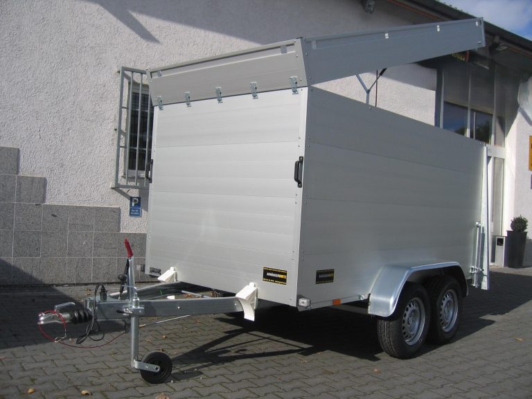 ALUBOXX Deckelanhänger GTT 2500 VT3 301x151x153cm Heckrampe (M) 2500kg order Aktion
