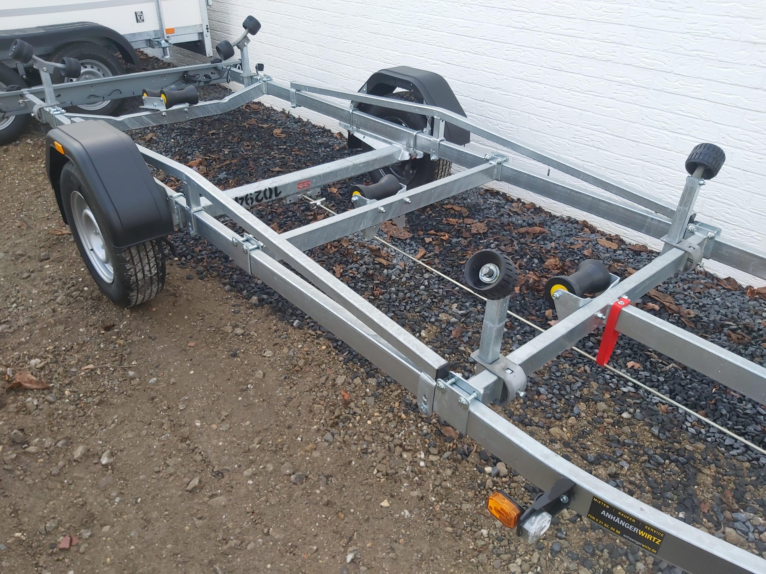 Brenderup Bootstrailer Premium 201300B SR mit Rollen Boote bis 600cm 1300kg 311967