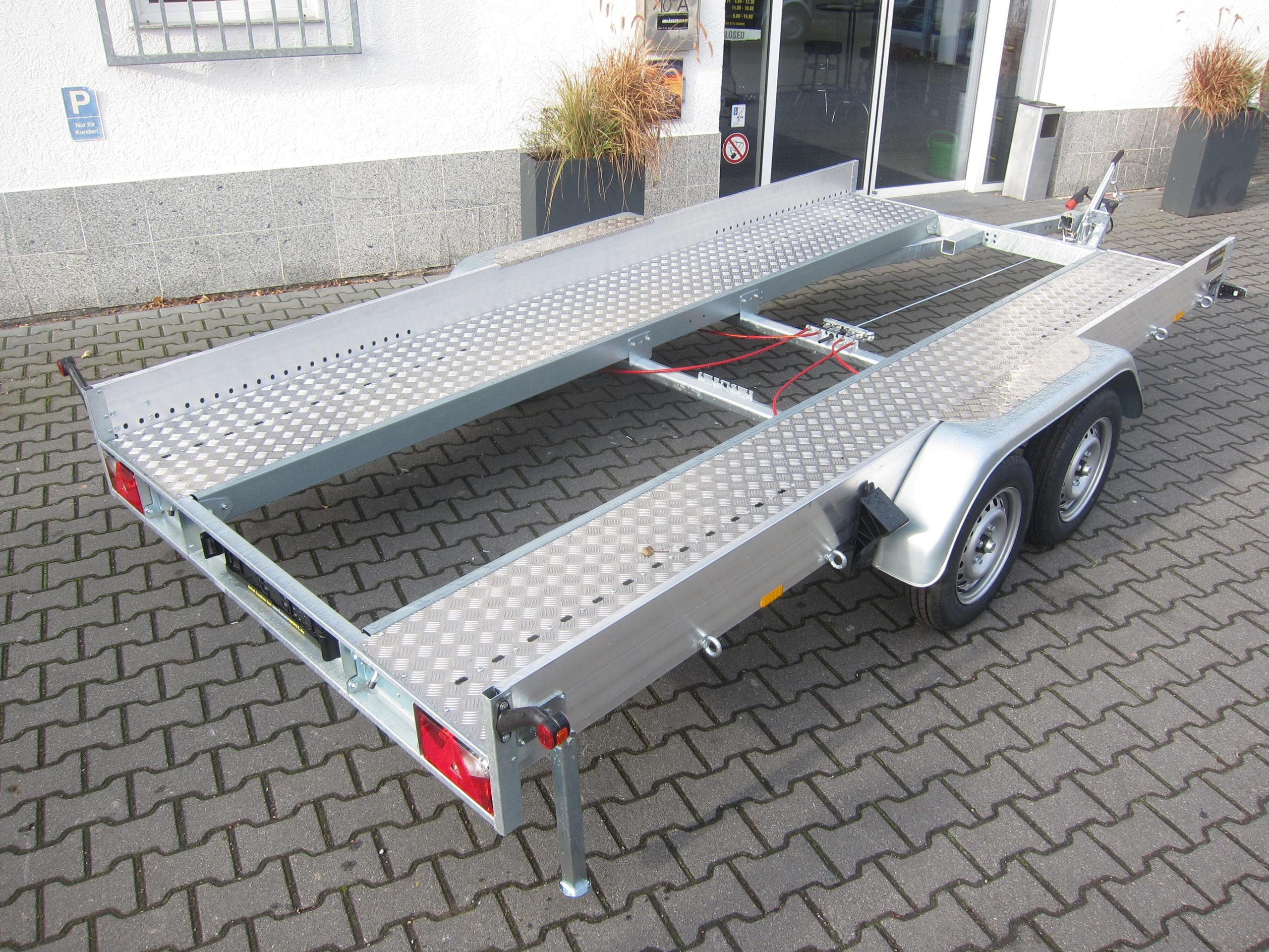 Anssems AMT ECO 2000 light 400x188x18cm (XL) Alurampen 2000kg Wohnmobilanhänger April Aktion