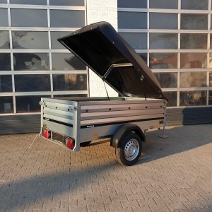 Deckelanhänger Brenderup 1205 SXLUB 750 203x116x55cm mit ABS Deckel schwarz 750kg online Aktion