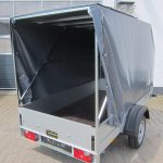 Aluliner Planen Anhänger GT 750 251x126x150cm +Hochplane aero grau (S) 750kg