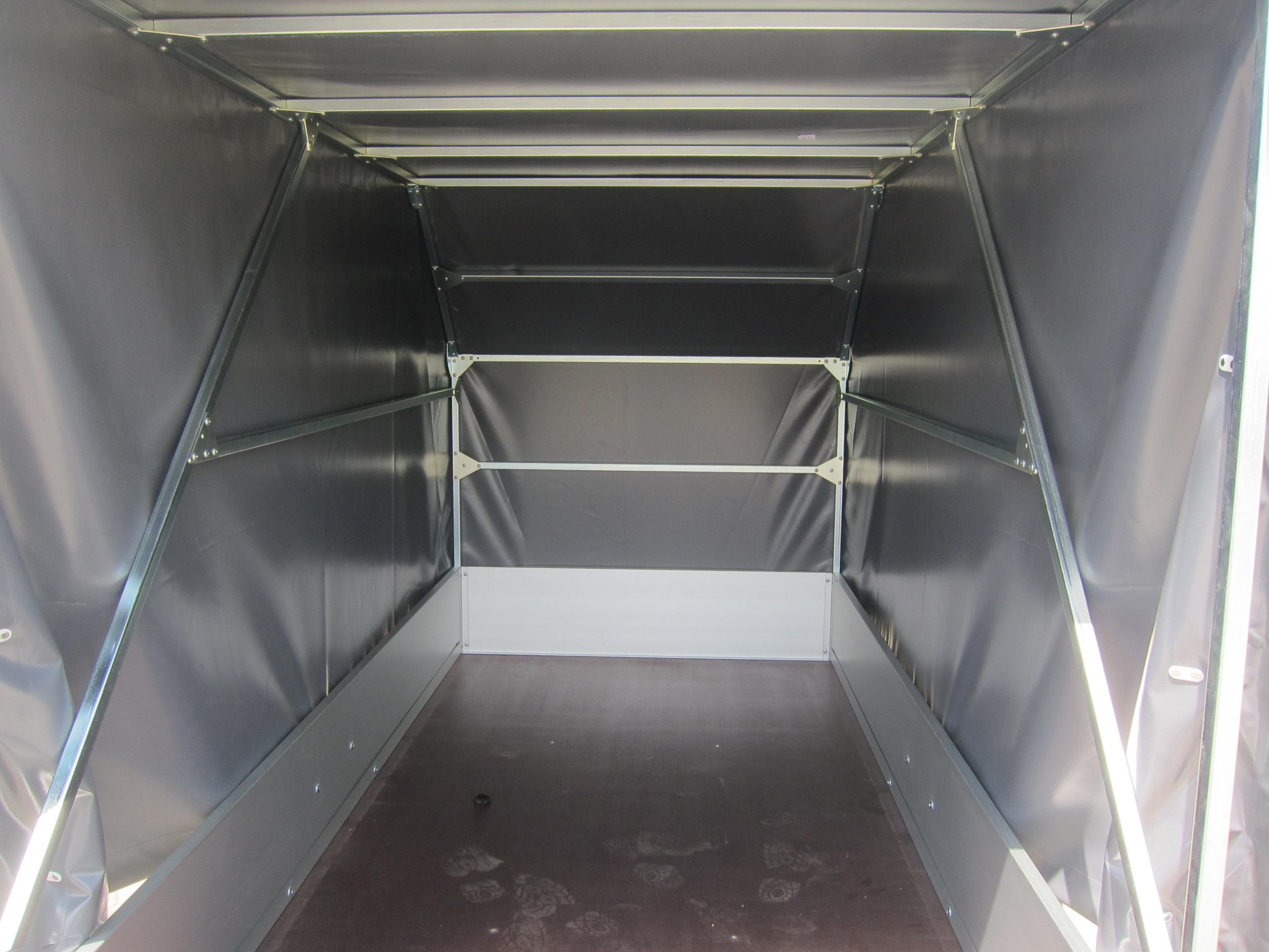 Aluliner Planen Anhänger GT 750 251x126x150cm +Hochplane aero grau (S) 750kg