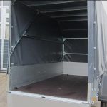 Aluliner Planen Anhänger GT 500 181x101x120 +Hochplane aero grau (XXS) 500kg