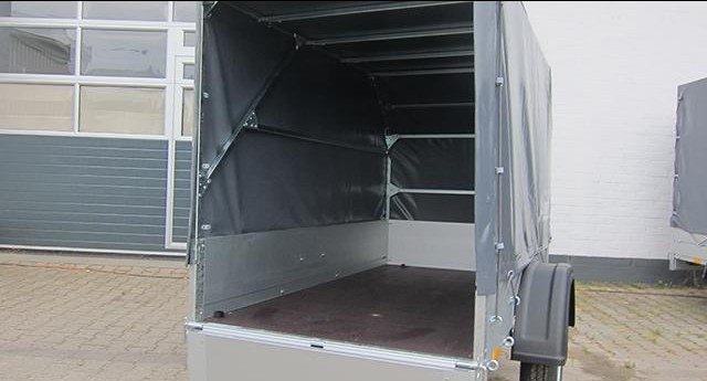 Aluliner Planen Anhänger GT 500 181x101x120 +Hochplane aero grau (XXS) 500kg