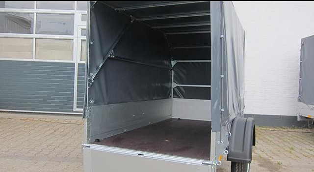 Aluliner Planen Anhänger GT 500 181x101x120 +Hochplane aero grau (XXS) 500kg