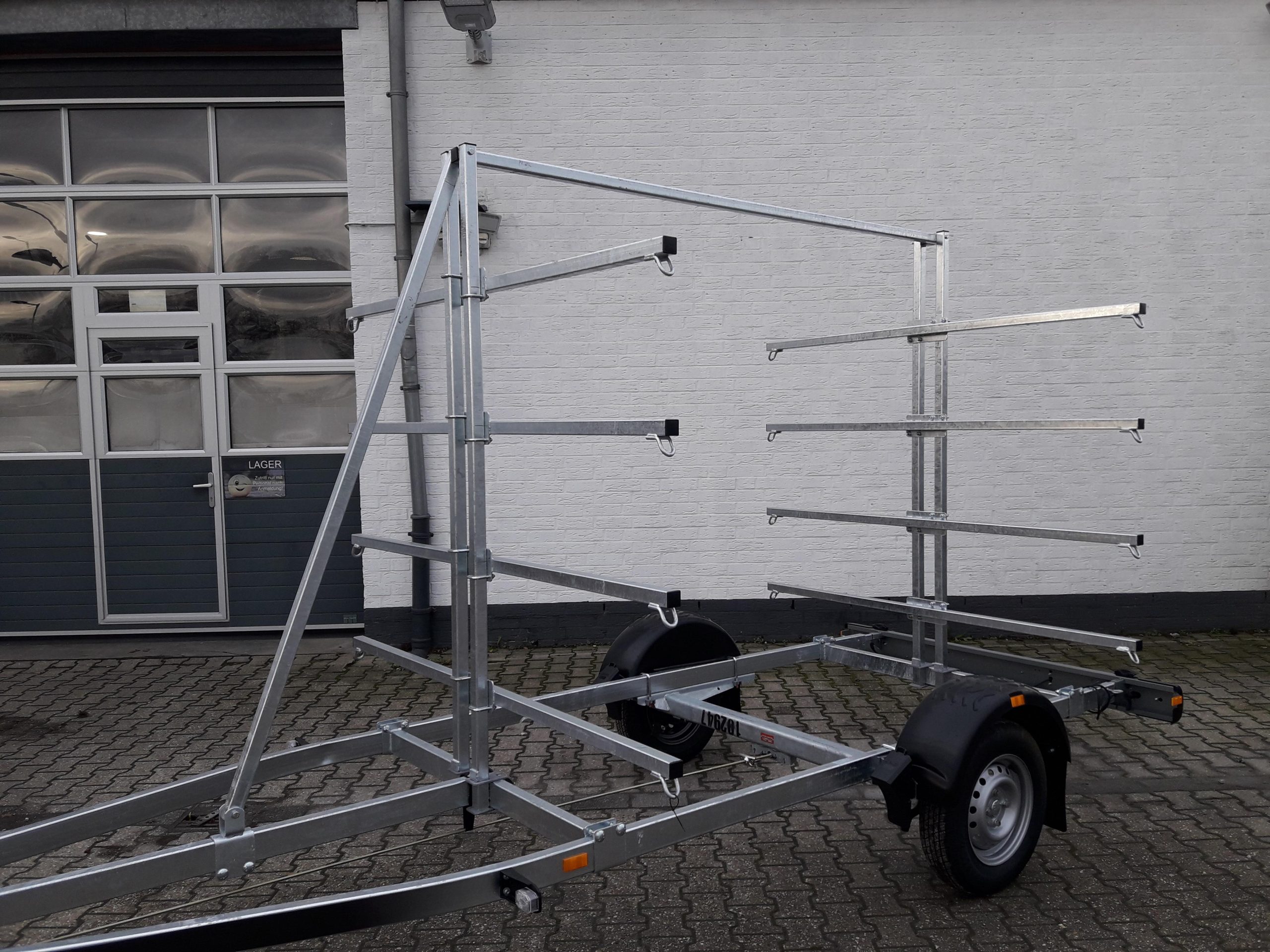 Brenderup Boattrailer Bootsanhänger 161000B CX Kanu / Kayak SUP Board Gestell 1000kg Online Aktion