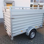 PKW Anhänger Koch Aluline 4.13 Deckel Hecktür Aluboden DV 250x125x125cm 1300kg 100 km/H