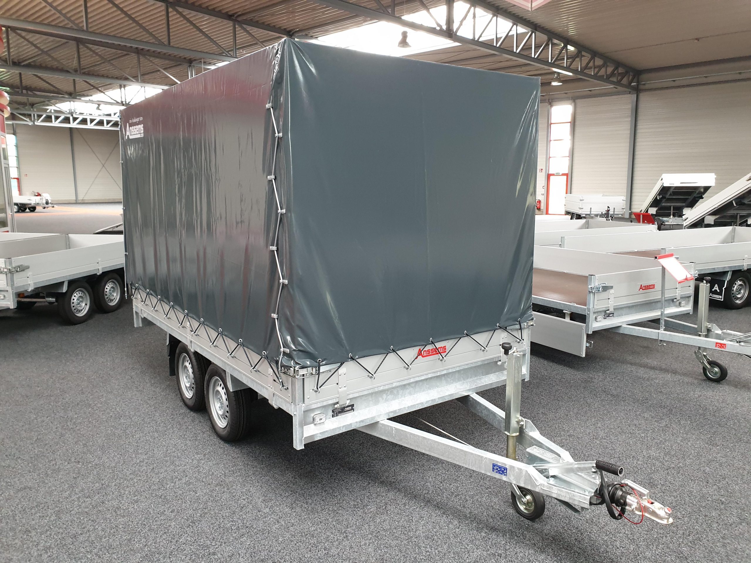 Anssems Hochlader PSX – S 3000 325x178x30cm 180cm Hochplane grau (L) 3000kg Aktion