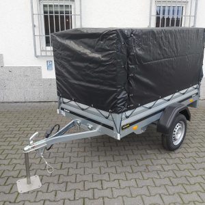 Brenderup 1205 S UB 750 Klappdeichsel Anhänger Hochplane 117cm blackline 750kg April Aktion