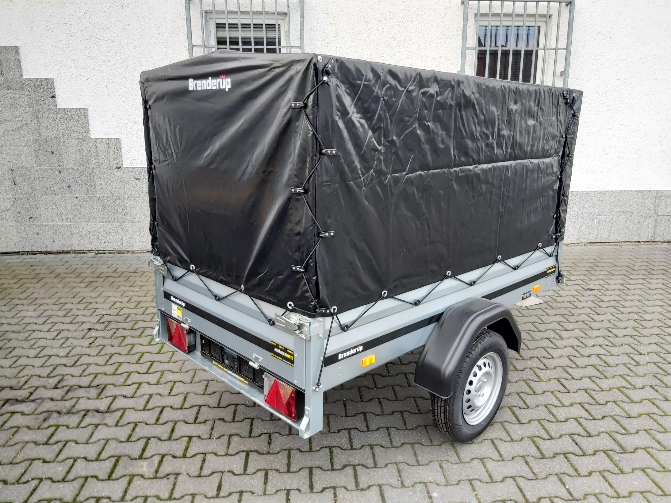 Brenderup 1205 S UB 750 Klappdeichsel Anhänger Hochplane 117cm blackline 750kg April Aktion