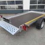 Senklift Anhänger MSL 1530/151 301x151x10cm yellow Plattform hydraulisch absenkbar 1500kg