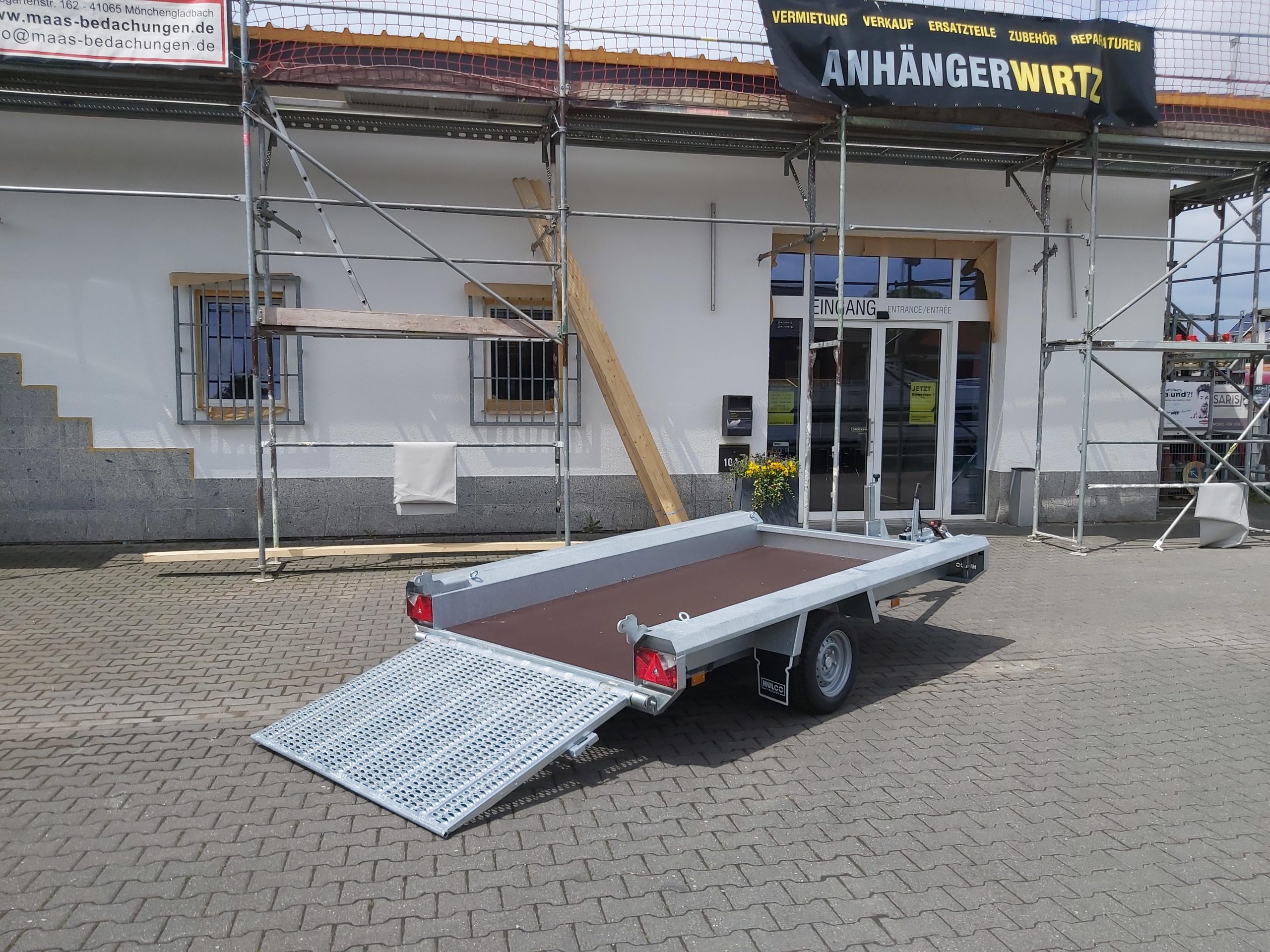 HULCO TERRAX Basic 294x150x27cm Heckrampe 100cm (M) 12″ 1800kg