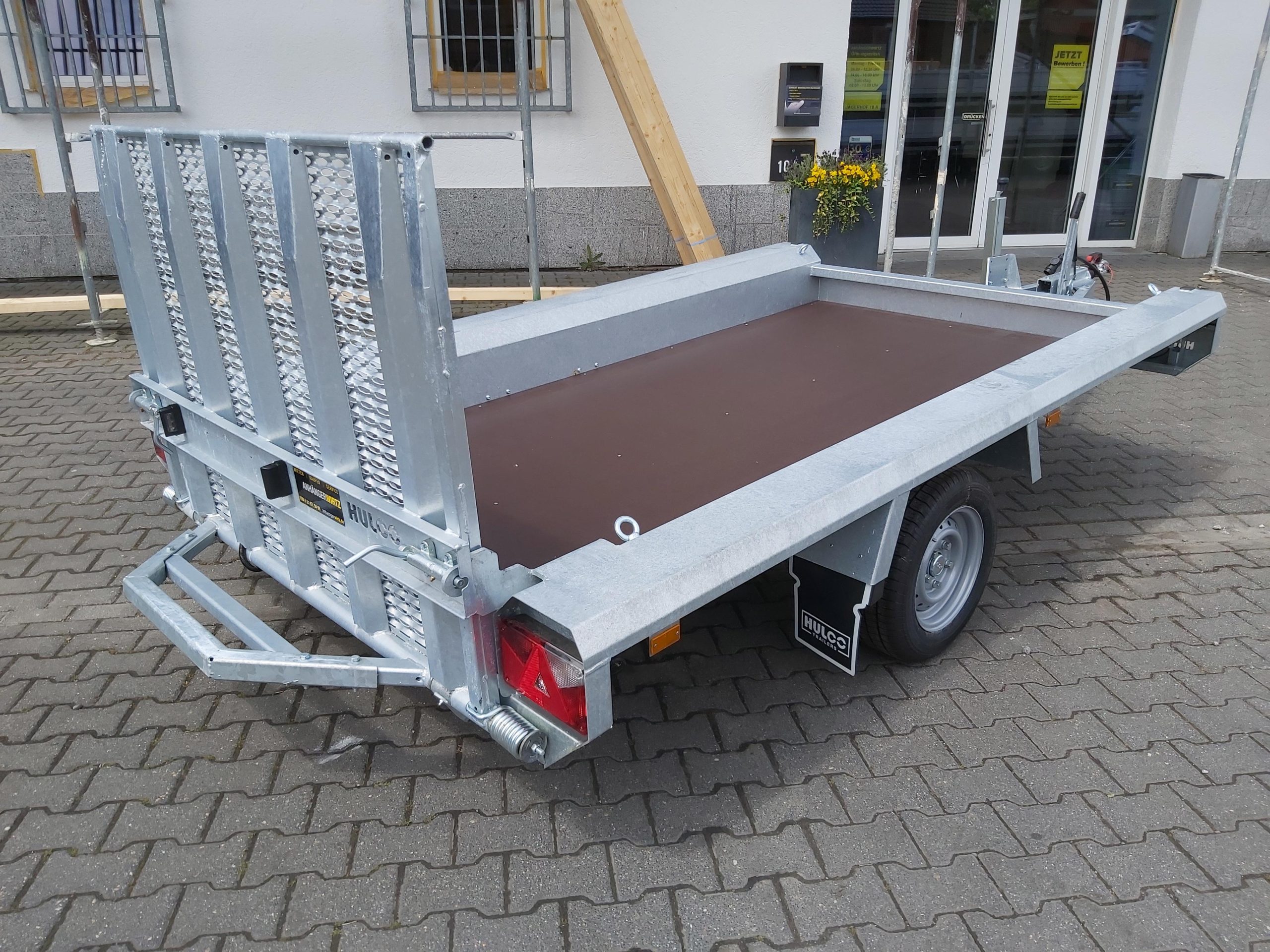 HULCO TERRAX Basic 294x150x27cm Heckrampe 100cm (M) 12″ 1800kg
