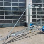 Bootsanhänger Boattrailer Neptun NAVY N7-17 KY Kanu Kajak SUP Board Gestell 750kg Modell 2025