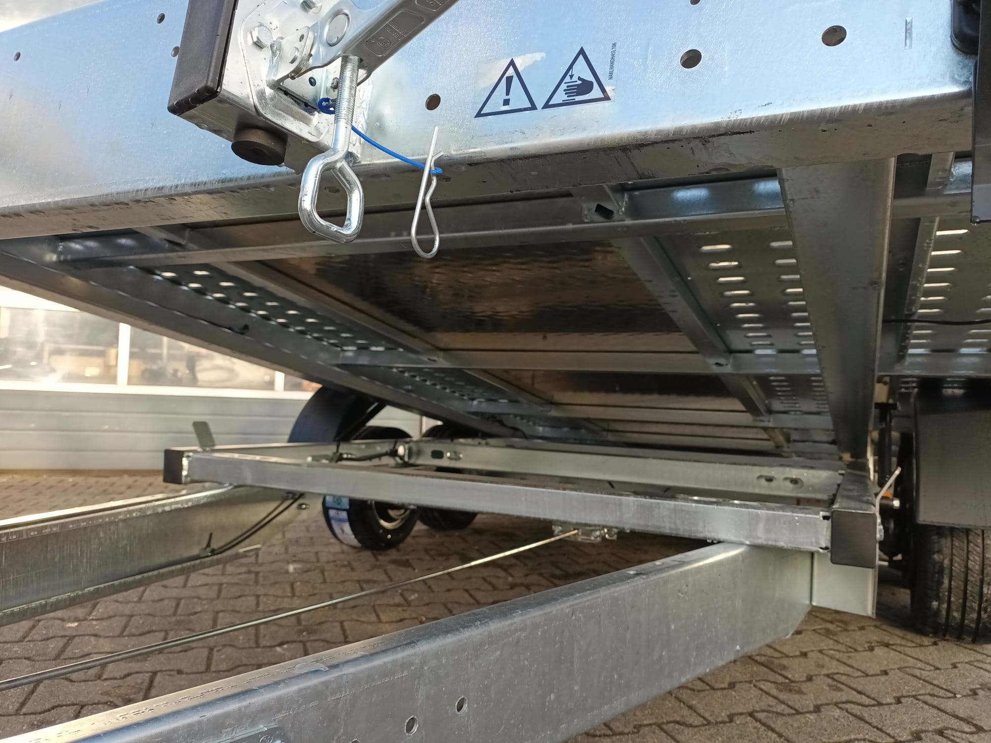 Martz GT kipp 450/2 S 450x215cm easyload ankippbar Lohr Stahl & Aluboden Seilwinde 10″ 3000kg