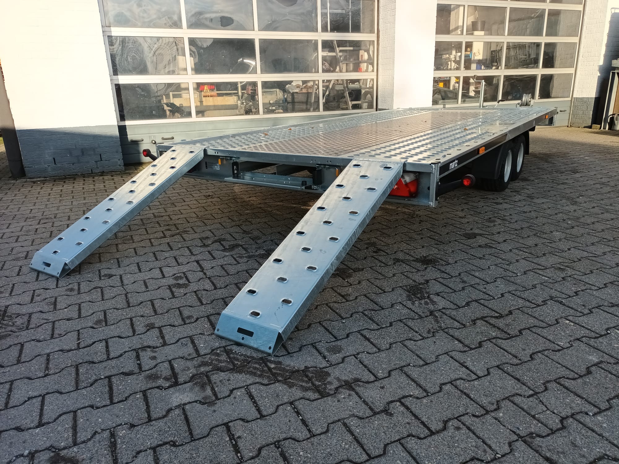 Martz GT kipp 450/2 S 450x215cm easyload ankippbar Lohr Stahl & Aluboden Seilwinde 10″ 3000kg