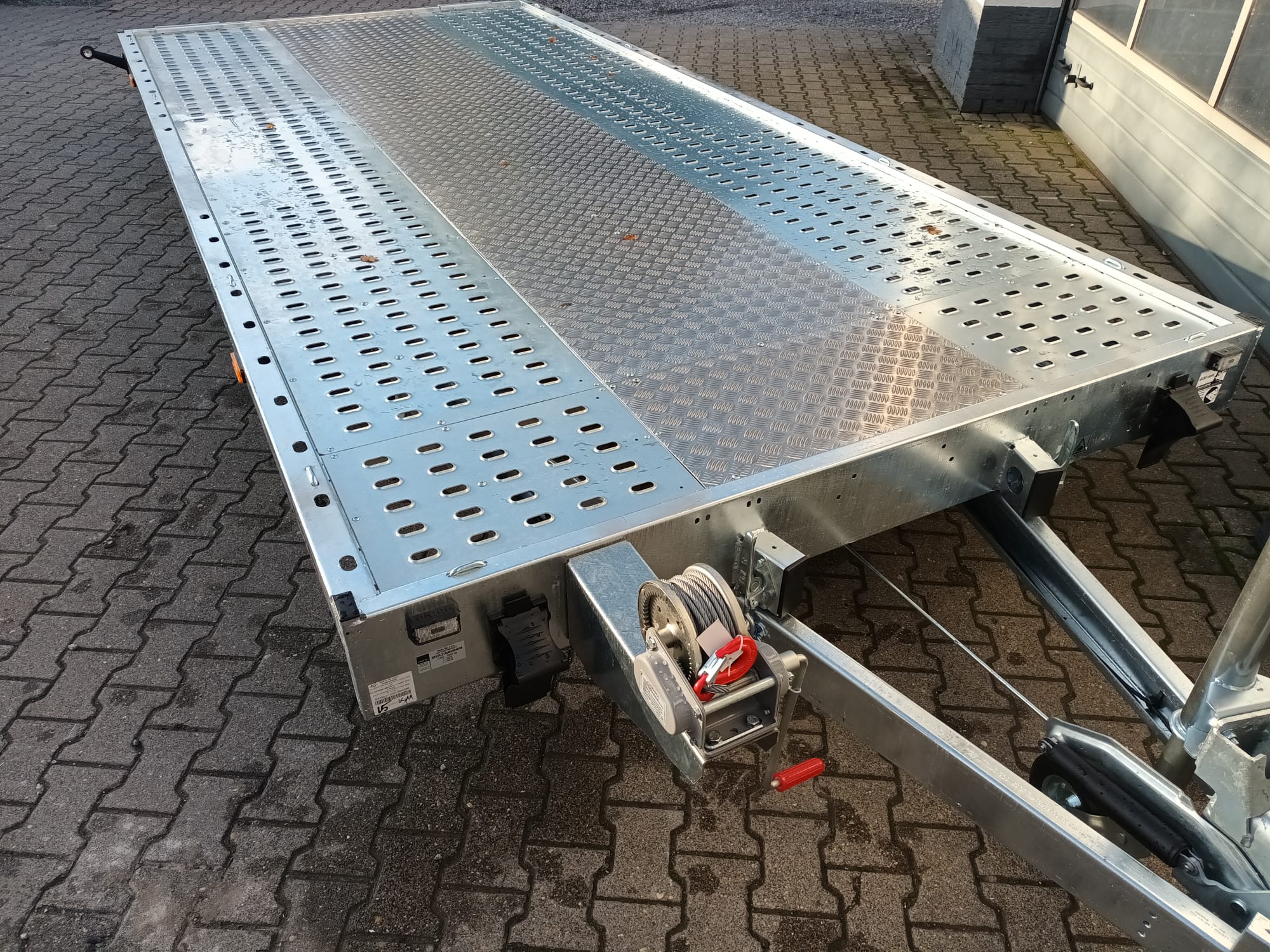 Martz GT kipp 450/2 S 450x215cm easyload ankippbar Lohr Stahl & Aluboden Seilwinde 10″ 3000kg
