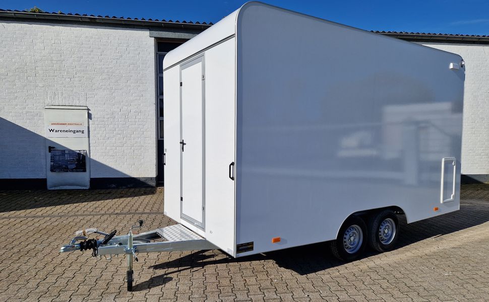 Verkaufsanhänger VK 420 200 aero retro 420x200x230cm Verkaufsklappe (XL) 2000kg Abverkauf Aussteller