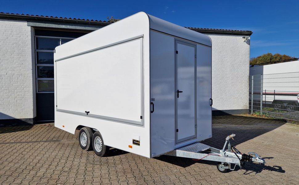 Verkaufsanhänger VK 420 200 aero retro 420x200x230cm Verkaufsklappe (XL) 2000kg Abverkauf Aussteller