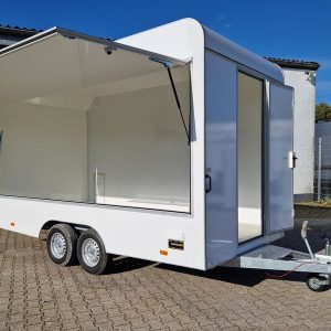 Verkaufsanhänger VK 420 200 aero retro 420x200x230cm Verkaufsklappe (XL) 2000kg Abverkauf Aussteller