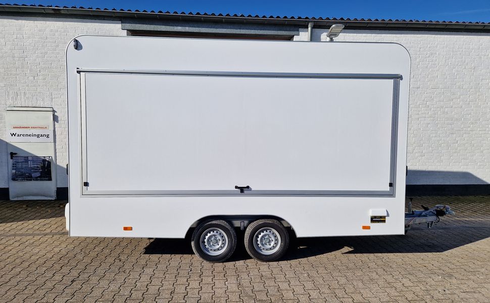 Verkaufsanhänger VK 420 200 aero retro 420x200x230cm Verkaufsklappe (XL) 2000kg Abverkauf Aussteller