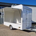 Verkaufsanhänger VK 360 200 aero retro 360cm 1 Verkaufsklappe 230 Volt Strom IL 1300kg Abverkauf