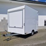 Verkaufsanhänger VK 300 220 aero retro 300x220x230cm extrabreit 2 Verkaufsklappen Hecktür 1300kg