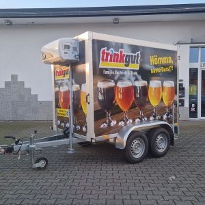 Kühlanhänger AZKF 2025/145 243x144x180cm GOVI 4 Kühlaggregat 60 Frioliner April Aktion