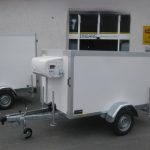 Kühlanhänger AZKF 1325/145 243x144x130cm 230 Volt GOVI Kühlaggregat 60 Frioliner Gesamthöhe 190cm